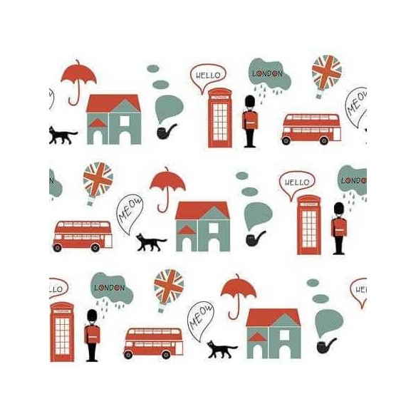 Papel de Parede Adesivo Cidade Londres Rua 242670157
