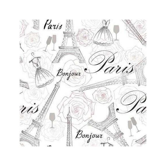 Papel de Parede Adesivo Cidade Paris Floral 533763223