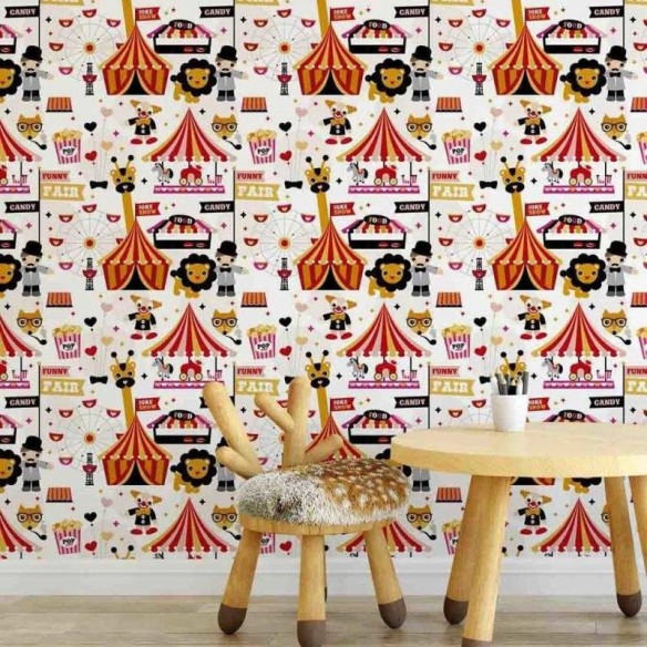 Papel de Parede Adesivo circo 138342092