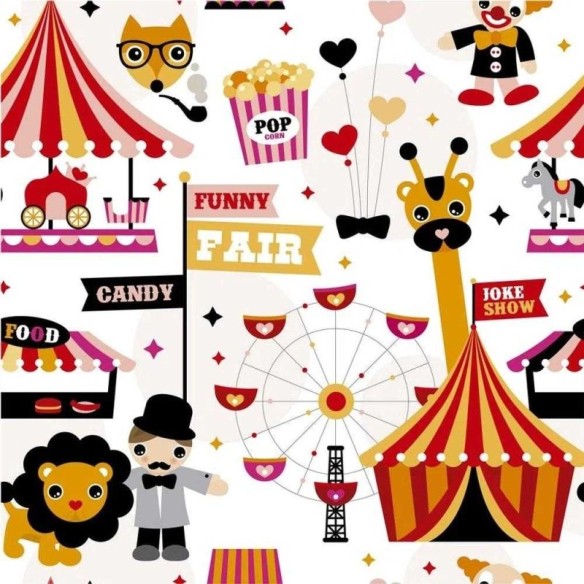 Papel de Parede Adesivo circo 138342092