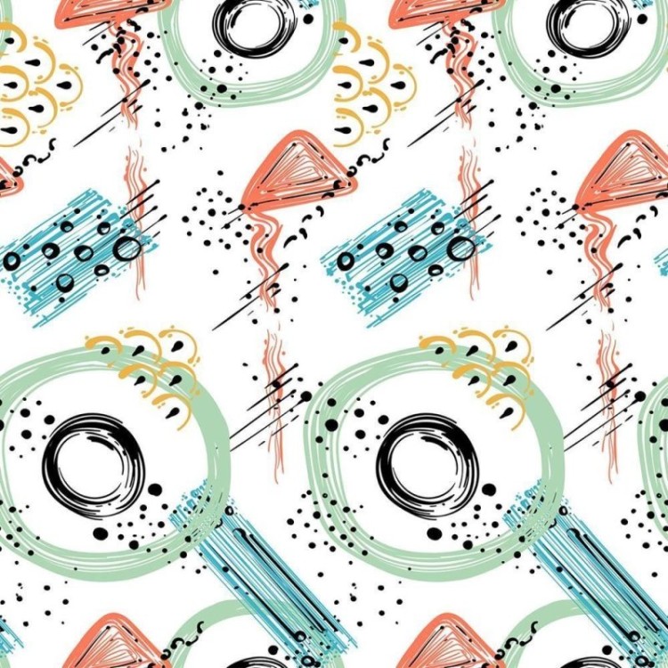 Papel de Parede Adesivo Circulos coloridos N08154