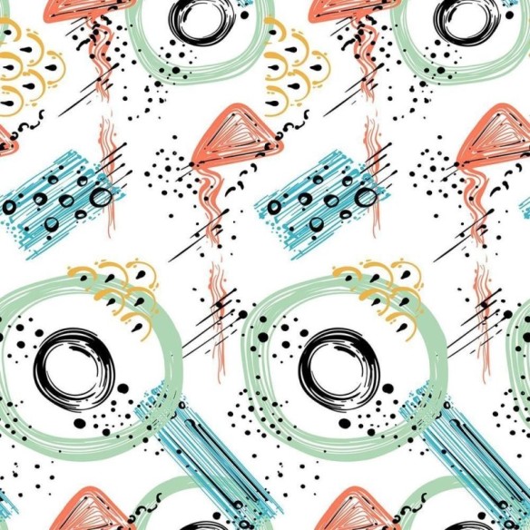 Papel de Parede Adesivo Circulos coloridos N08154