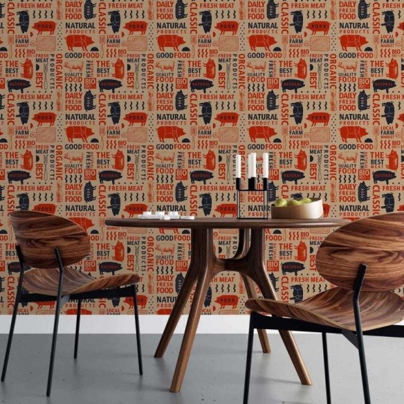 Papel de Parede Adesivo Classic Food N03042