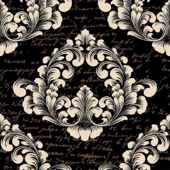 Papel de Parede Adesivo Clássico Arabescos N011140