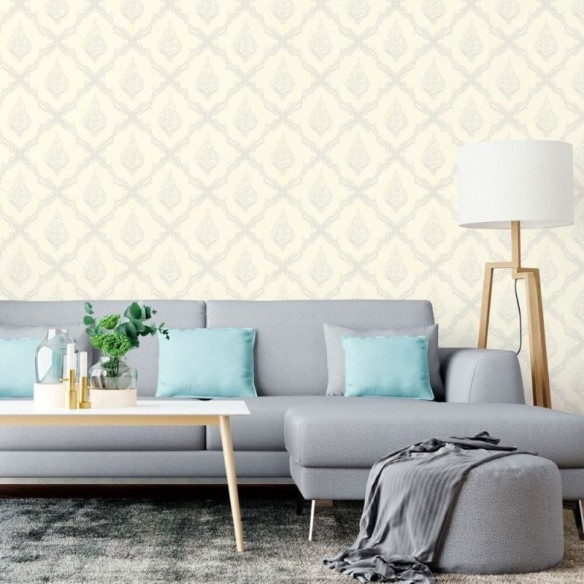 Papel de Parede Adesivo Clássico Arabescos N015122