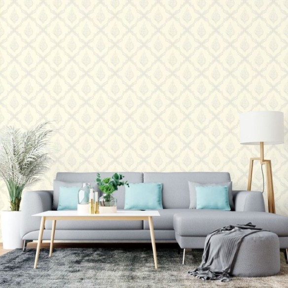 Papel de Parede Adesivo Clássico Arabescos N015122