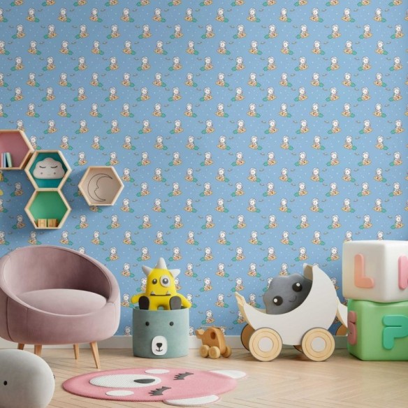 Papel de Parede Adesivo Coelho Infantil N09063