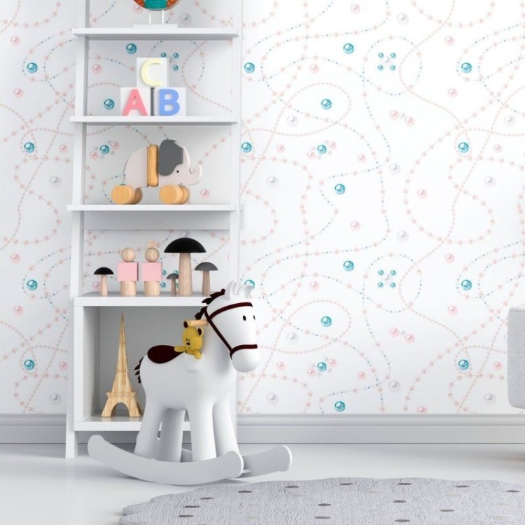 Papel de Parede Adesivo Colar de Pérolas N012084