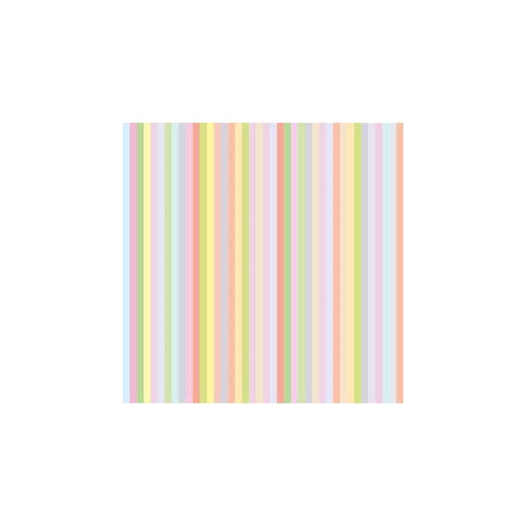 Papel de Parede Adesivo Colorido Listrado 010825