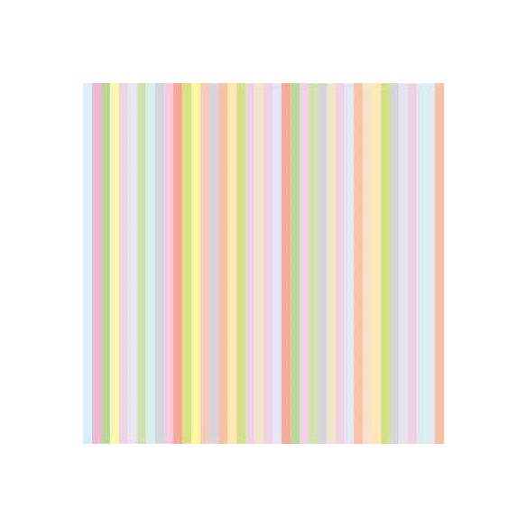 Papel de Parede Adesivo Colorido Listrado 010825