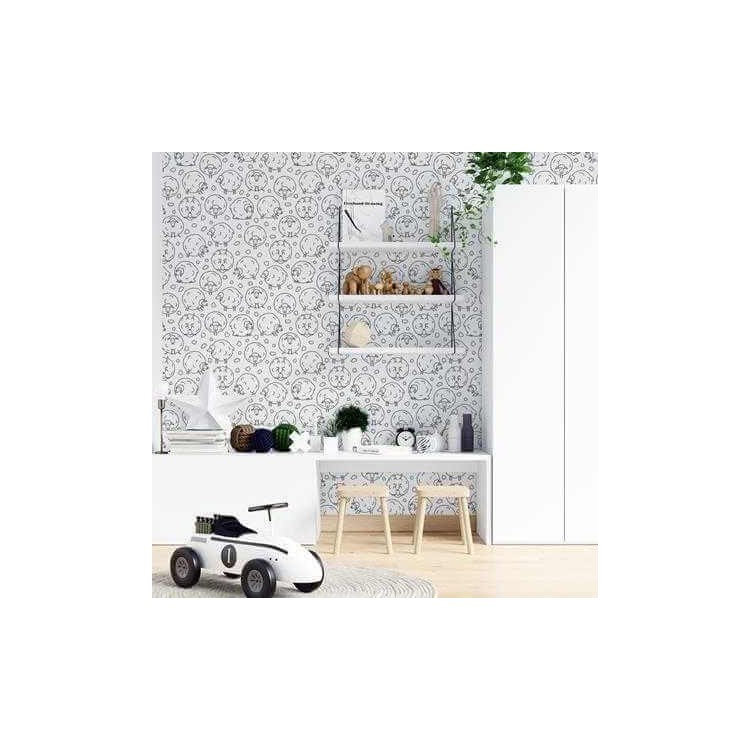 Papel de Parede Adesivo Colorir Ovelhas N11113