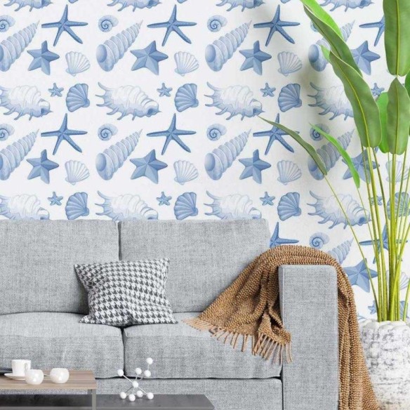 Papel de Parede Adesivo Comércio Natureza N02233