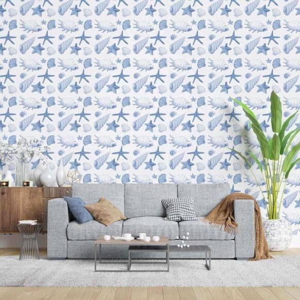Papel de Parede Adesivo Comércio Natureza N02233