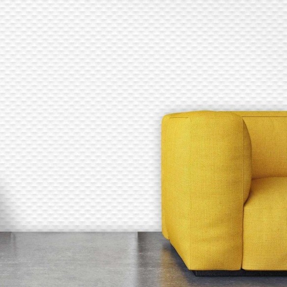 Papel de Parede Adesivo 3d branco 117334570