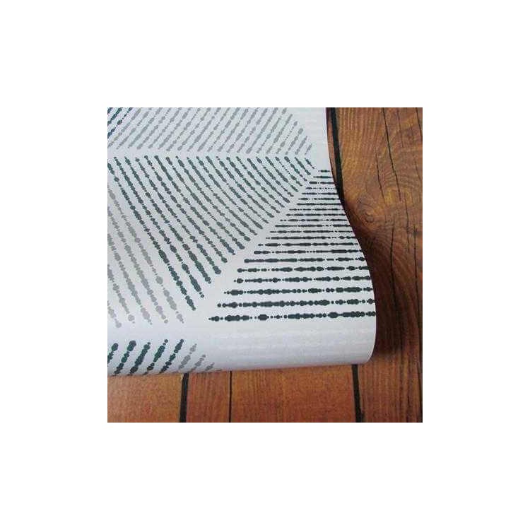 Papel de Parede Adesivo 3D Branco Cinza  161403812