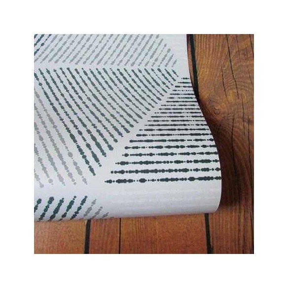 Papel de Parede Adesivo 3D Branco Cinza  161403812