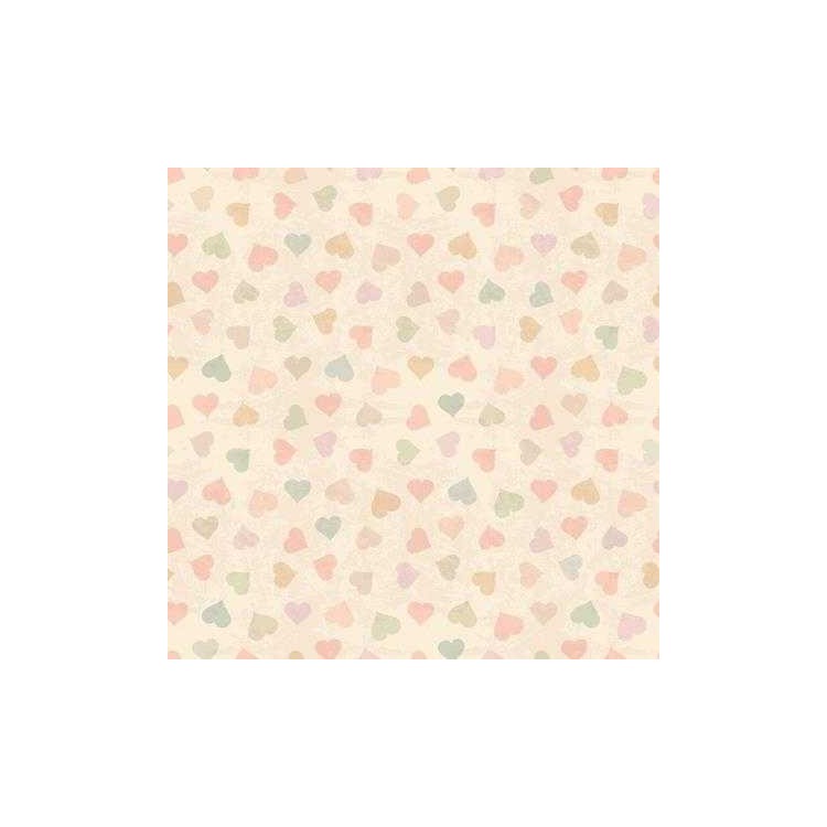 Papel de Parede Adesivo Coração Colorido 127274729