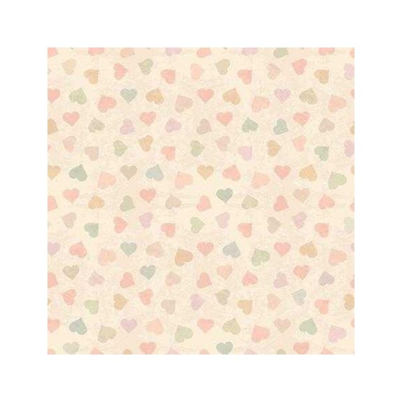 Papel de Parede Adesivo Coração Colorido 127274729