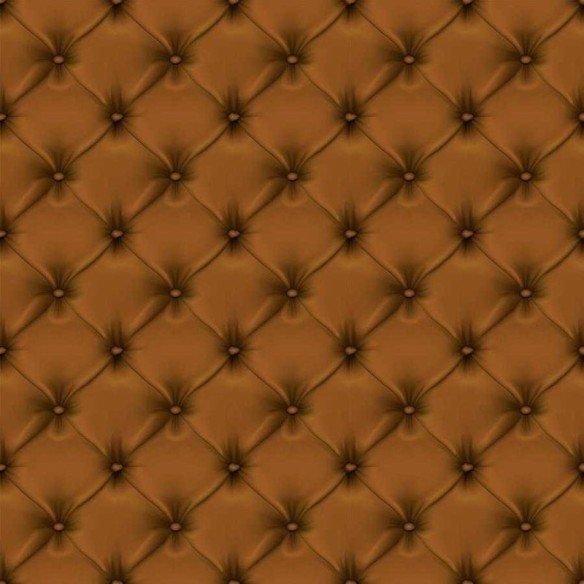 Papel de Parede Adesivo 3D Capitone Marrom N06169