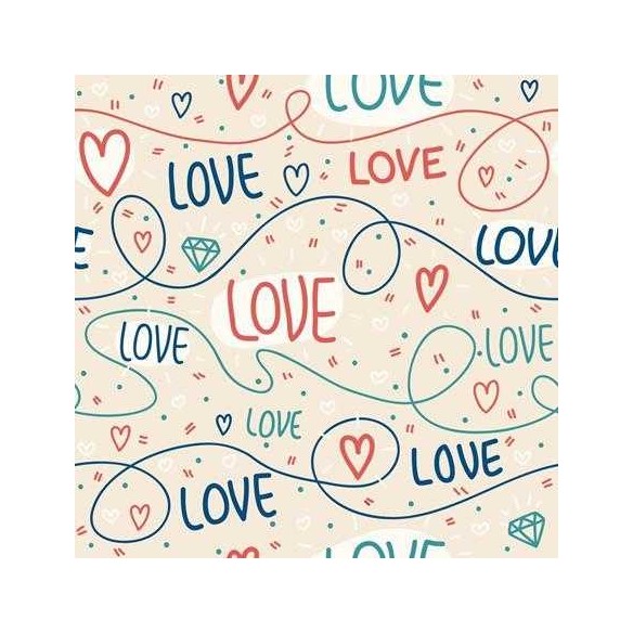 Papel de Parede Adesivo Coração Love 170134226