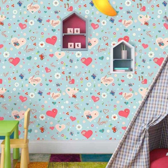 Papel de Parede Adesivo Coração Love 173387888