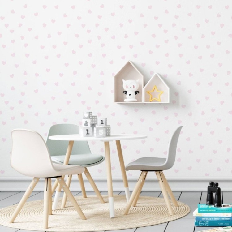 Papel de Parede Adesivo Coração N019050