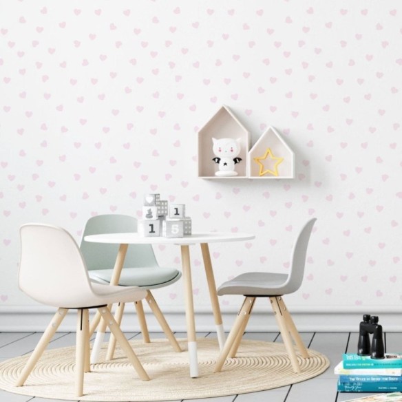 Papel de Parede Adesivo Coração N019050