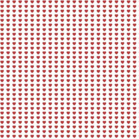 Papel de Parede Adesivo Coração Vermelho 847596226