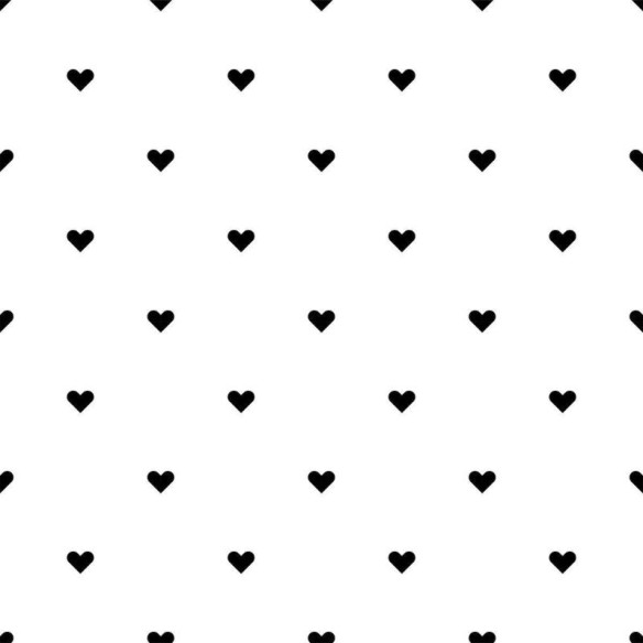 Papel de Parede Adesivo Corações Minimalistas N012037