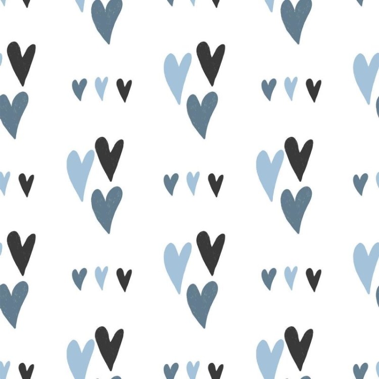 Papel de Parede Adesivo Corações N010163