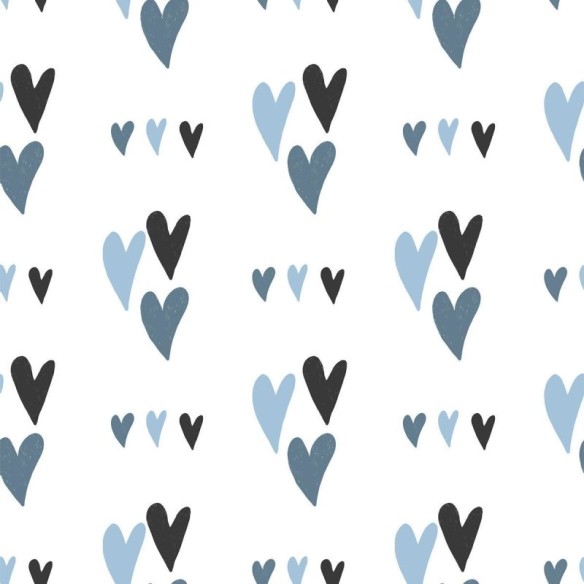 Papel de Parede Adesivo Corações N010163