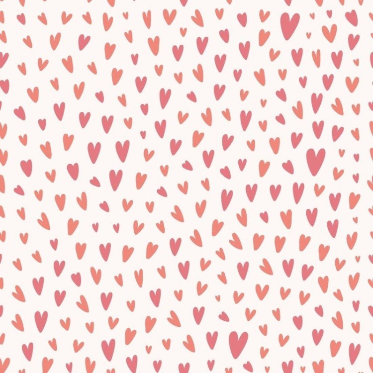 Papel de Parede Adesivo Corações N015172
