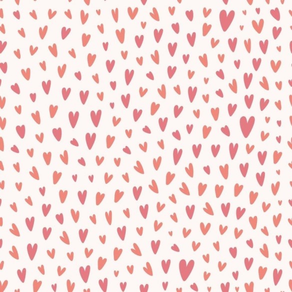 Papel de Parede Adesivo Corações N015172