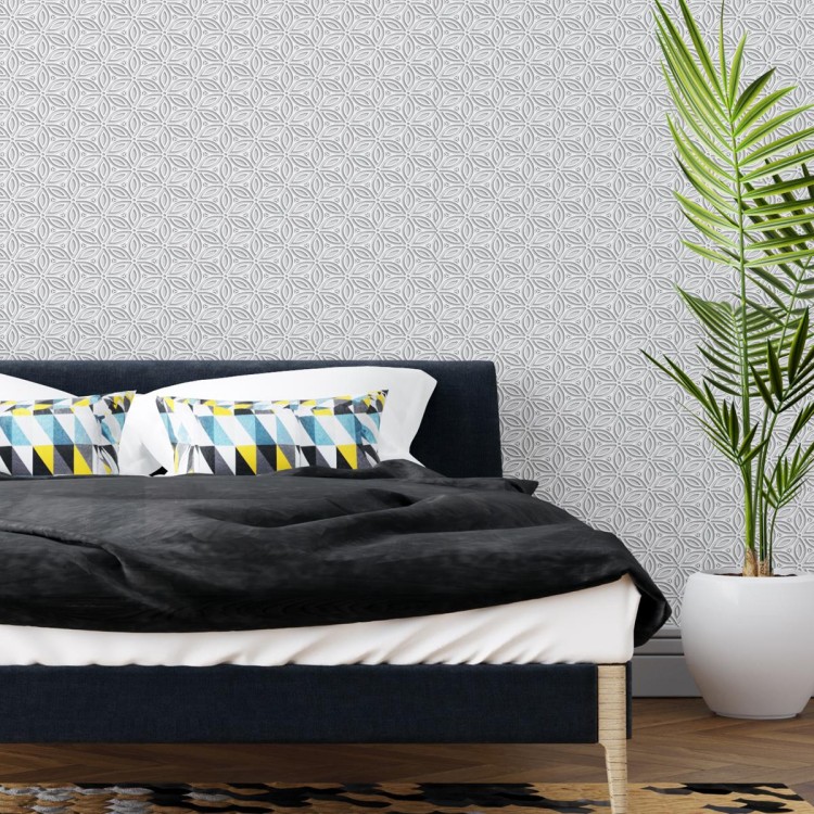 Papel de Parede Adesivo 3D Floral Off White N04112