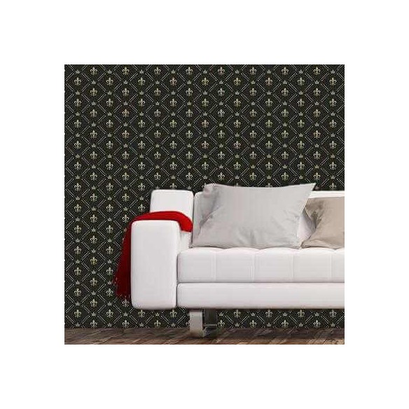 Papel de Parede Adesivo Coroa Preto 355581815 2