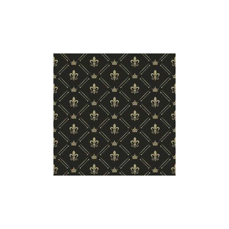 Papel de Parede Adesivo Coroa Preto 355581815 2