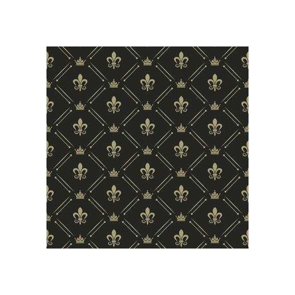 Papel de Parede Adesivo Coroa Preto 355581815 2