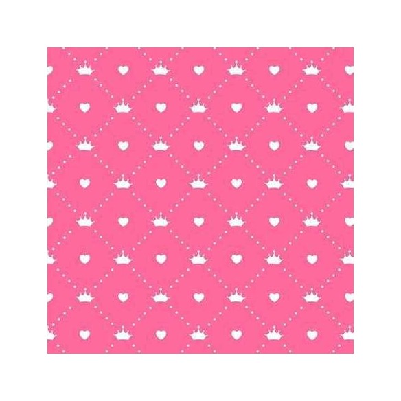 Papel de Parede Adesivo Coroa Rosa 257163679