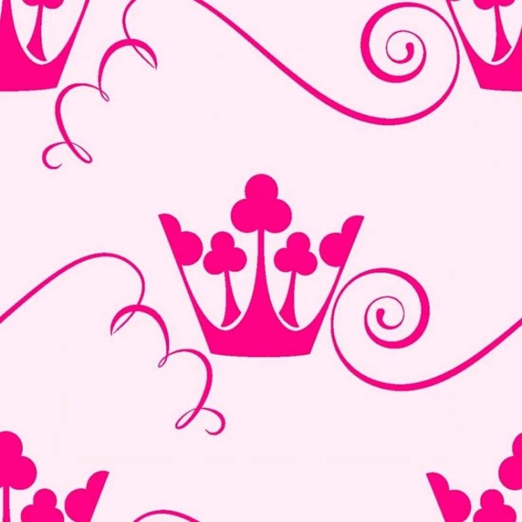Papel de Parede Adesivo Coroa Rosa 383664594