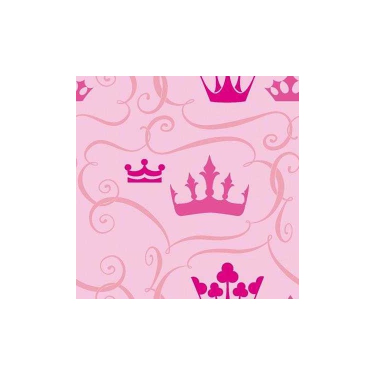 Papel de Parede Adesivo Coroa Rosa 483664594