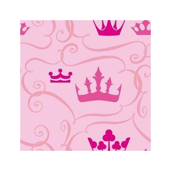 Papel de Parede Adesivo Coroa Rosa 483664594