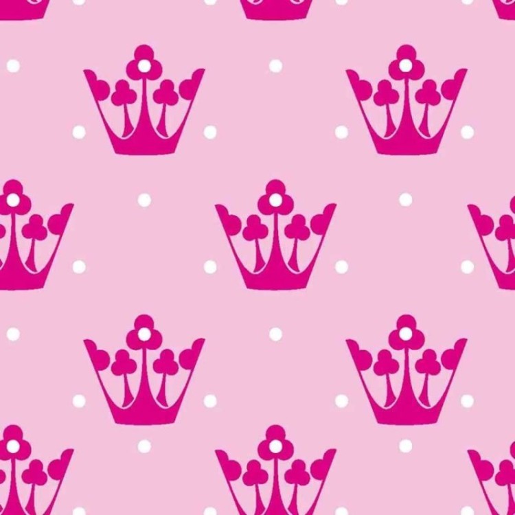 Papel de Parede Adesivo Coroa Rosa 583664594