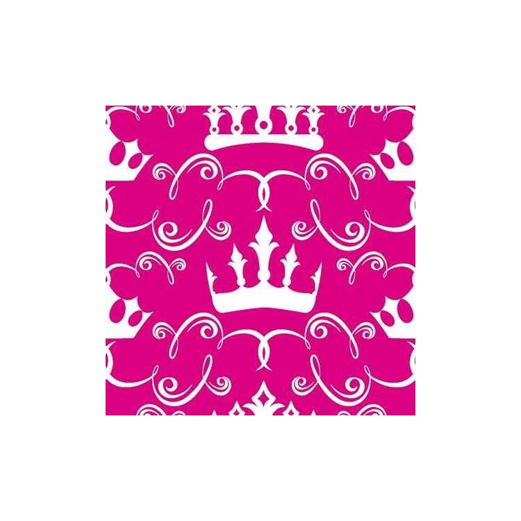 Papel de Parede Adesivo Coroa Rosa 683664594