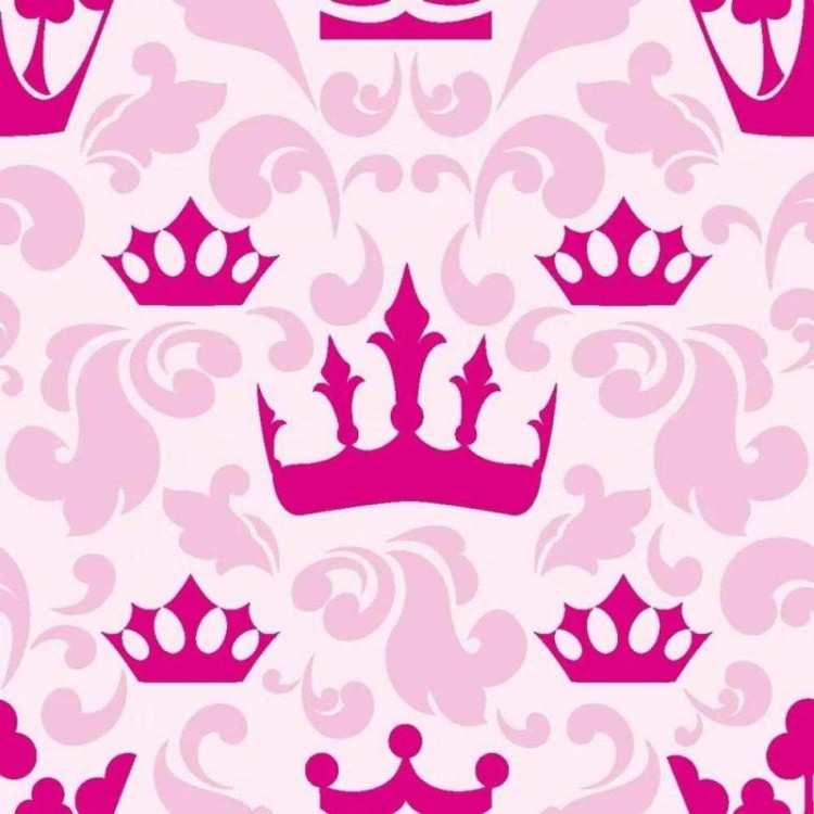 Papel de Parede Adesivo Coroa Rosa 983664594