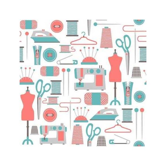 Papel de Parede Adesivo Costura 141667033