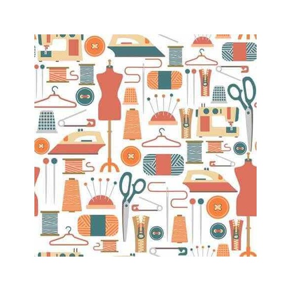 Papel de Parede Adesivo Costura 161693357