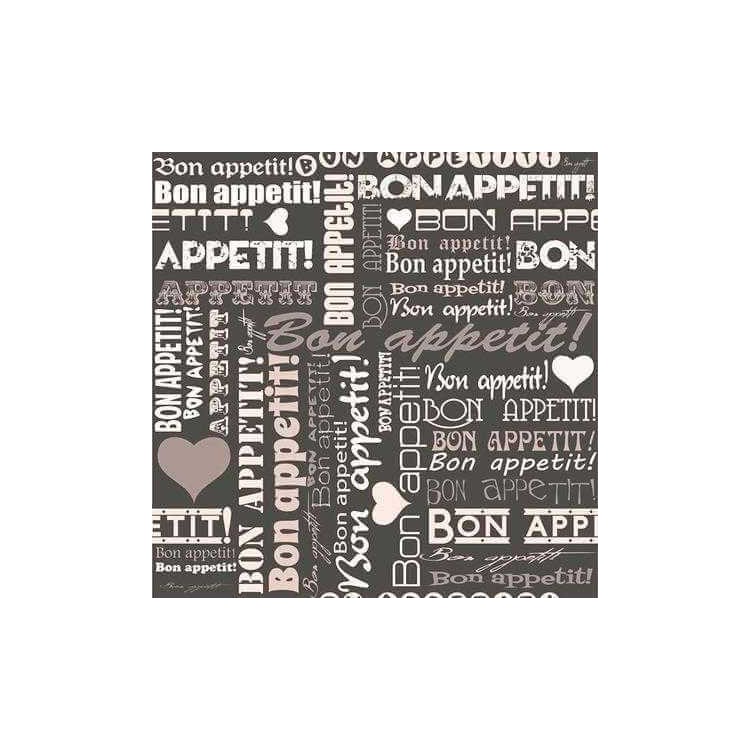 Papel de Parede Adesivo Cozinha Bon Appetit...