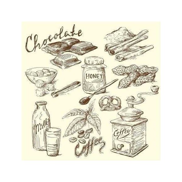 Papel de Parede Adesivo Cozinha Chocolate 253214785