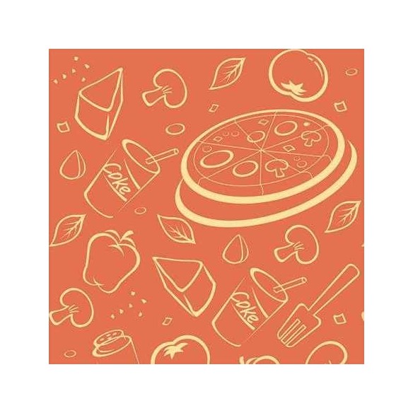 Papel de Parede Adesivo Cozinha Pizza 2354780143