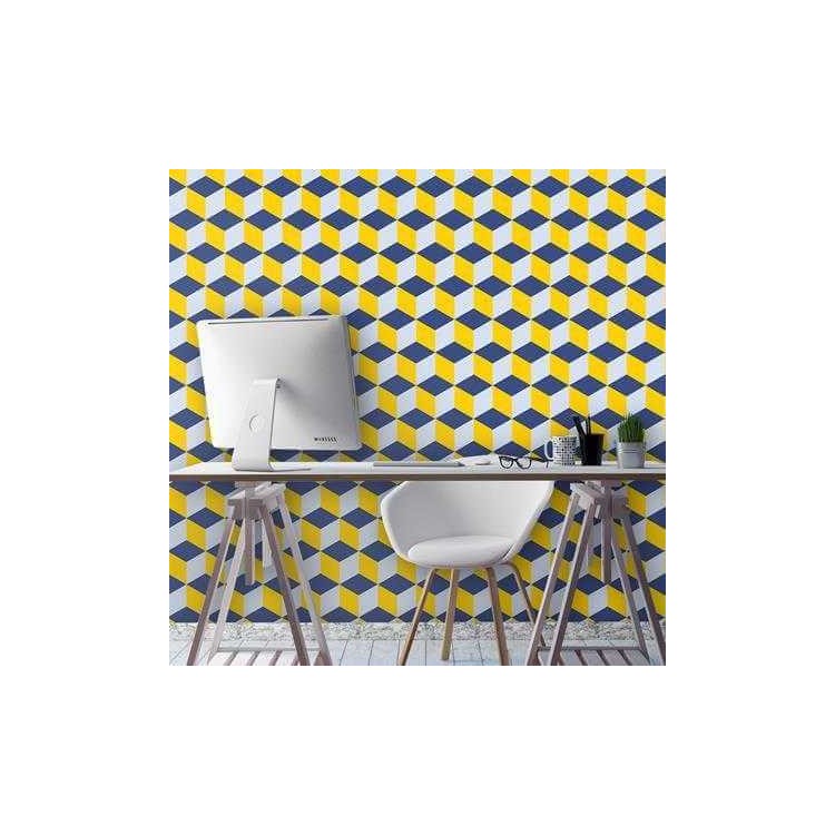 Papel de Parede Adesivo 3D Geometrico 4072481022